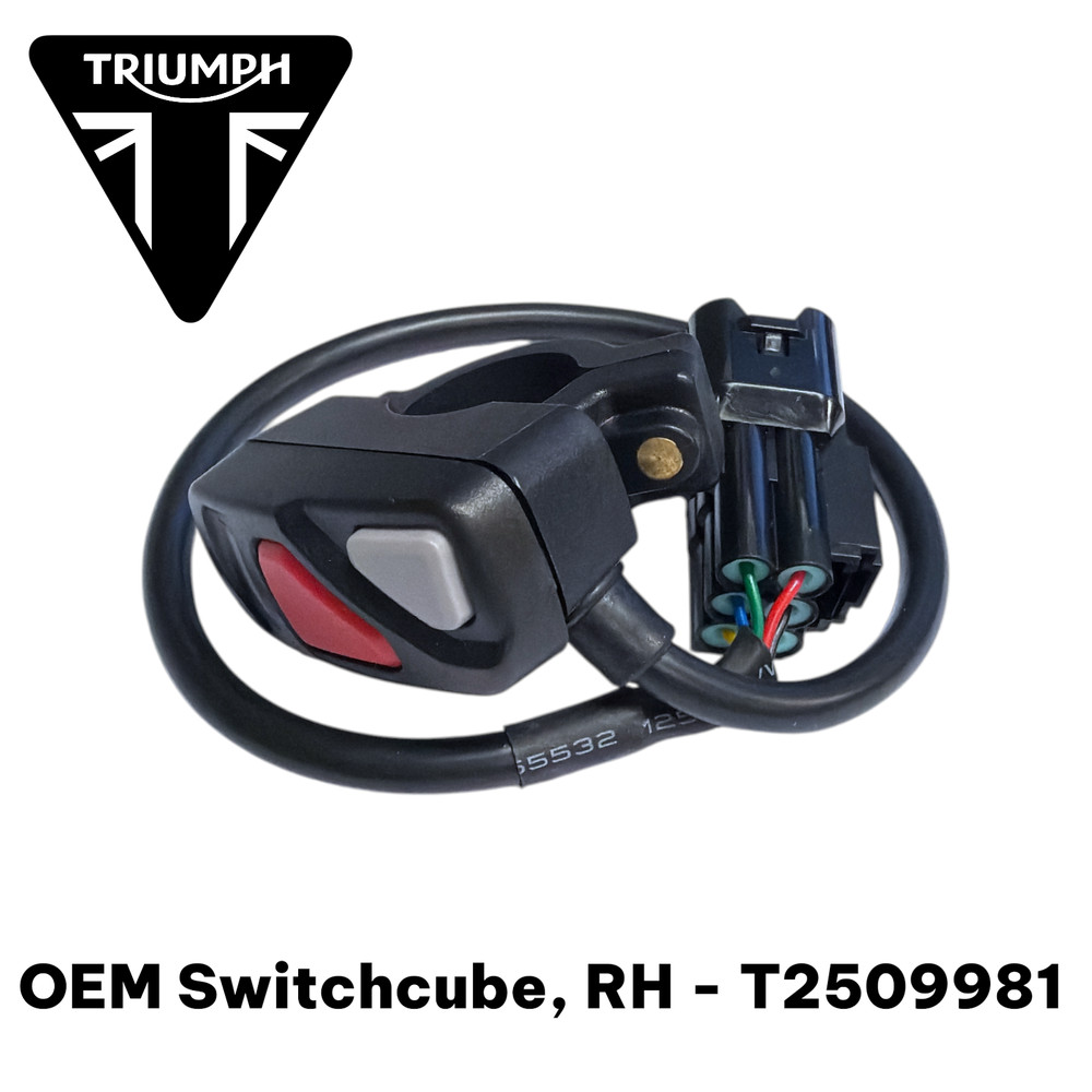 OEM Triumph TF 250-X Switchcube, RH
