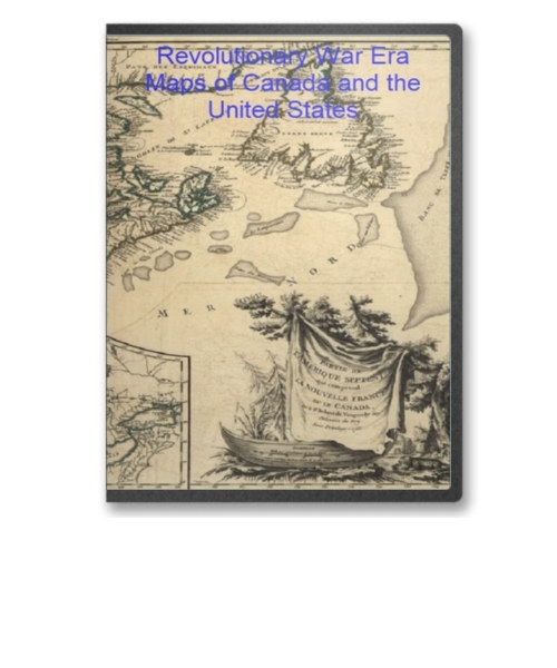 34 Historic Revolutionary War Maps United States US & Canada on CD - B61