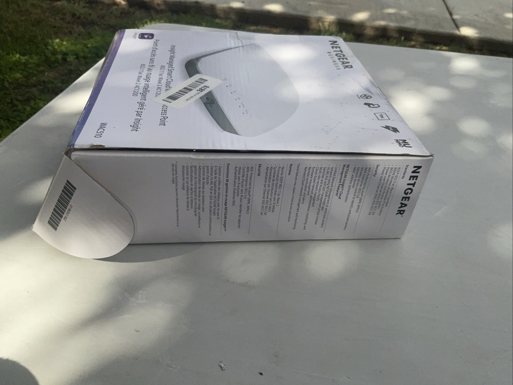 NETGEAR Insight Managed Smart Cloud Wirelesss Access Point WAC510 802.11ac