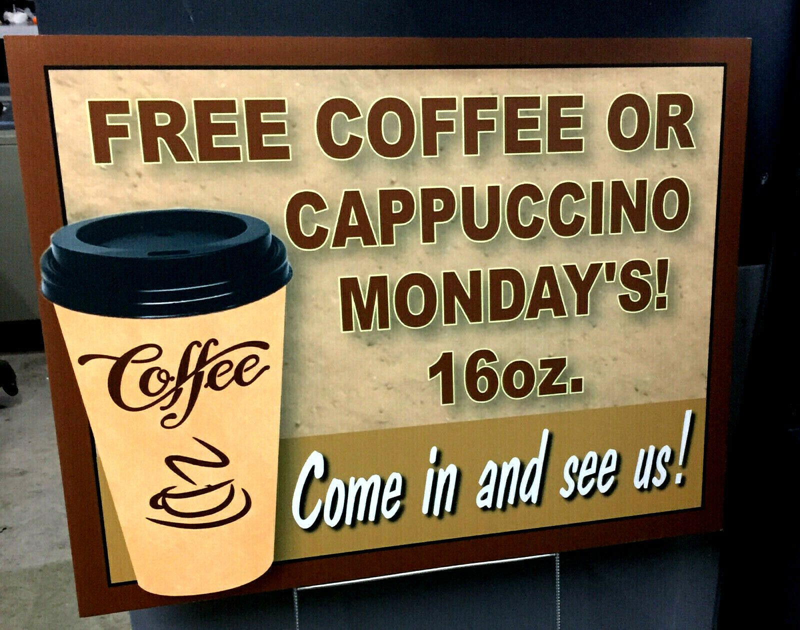 10 - 18x24 Yard Signs - Custom Design - Full Color - 2 Sided - Stakes Included!