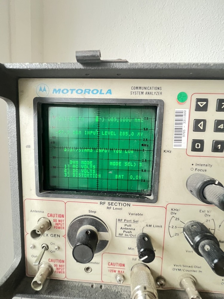 Motorola Communications System Analyzer