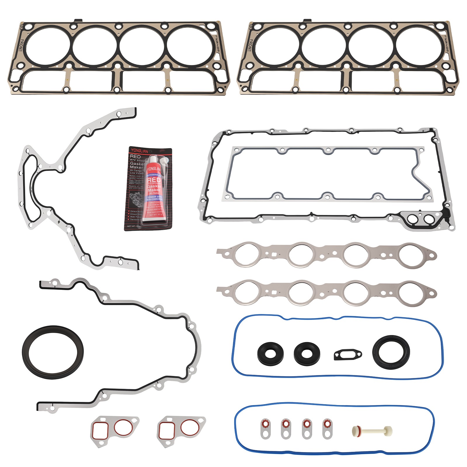 LS Gaskets Sealing Set Kit For Chevy GMC LS1/LS6/LQ4/LQ9/4.8/5.3/5.7/6.0L GEN 3