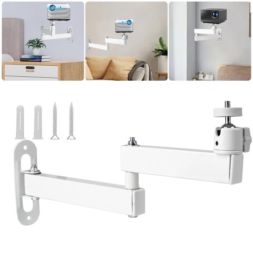 Adjustable Foldable Wall Mount for Camera Projector with Max 13.8in Arm Length
