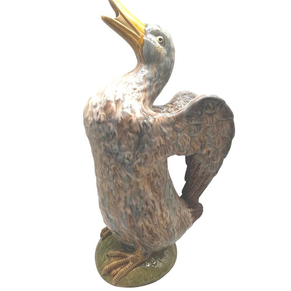 Antique Portuguese Majolica Duck