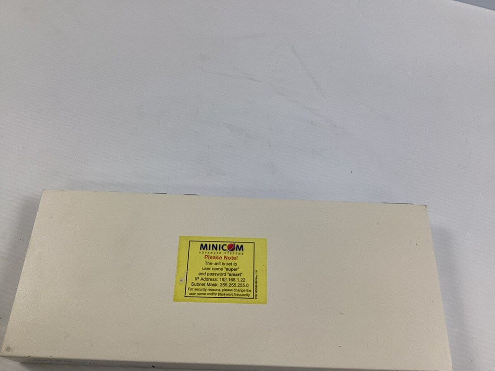 SWITCH MINICOM CAT5 SMART SWITCH IP