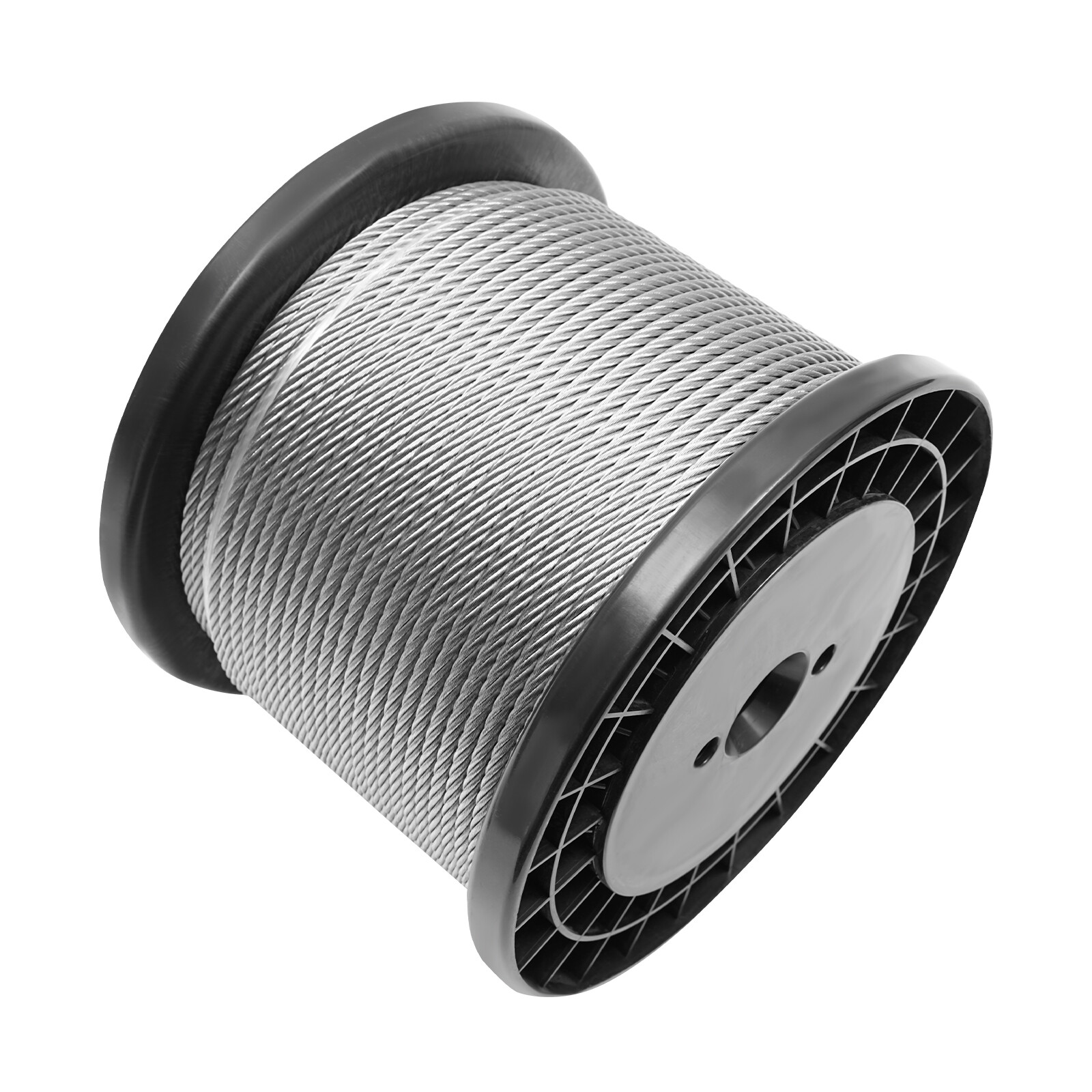 1/4 inch Stainless Steel Cable 300FT T304 7x19 Steel Wire Rope Aircraft Cable