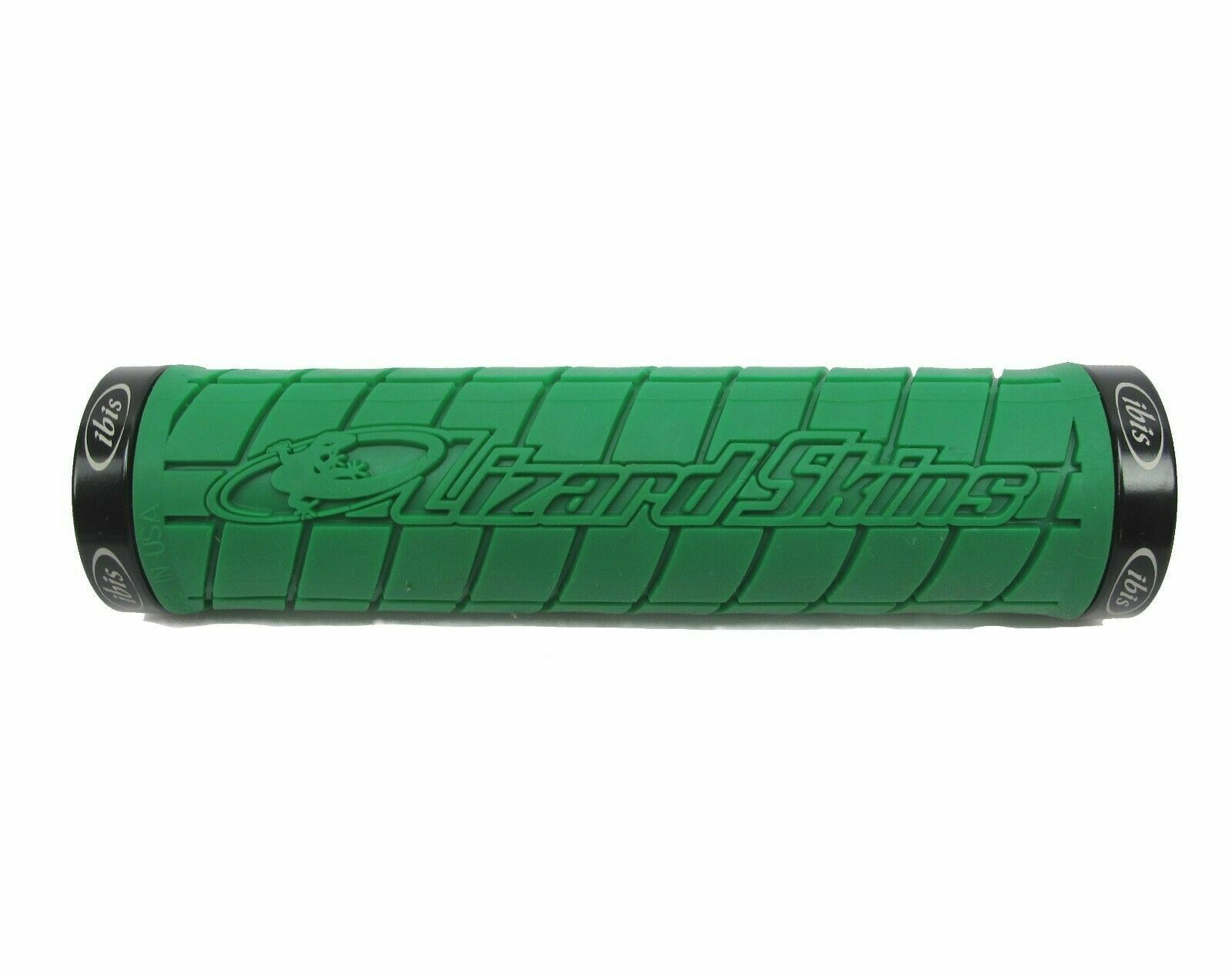 Lizard Skins Logo Mountain Bike Grips Lock-On Dark Green - Ibis Logo $29MSRP
