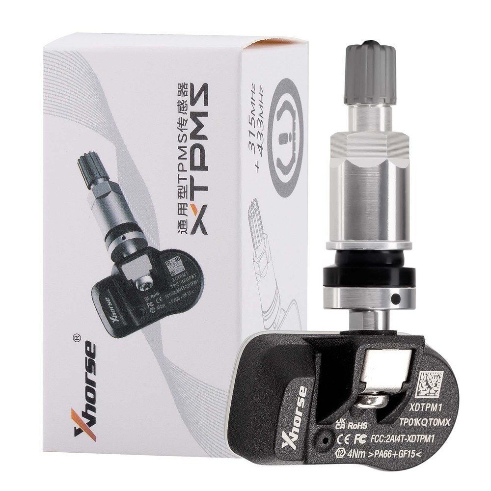 4PCS XHORSE XDTPM1EN TPMS Sensor Universal Programmable XTPMS Sensor 315/433MHz
