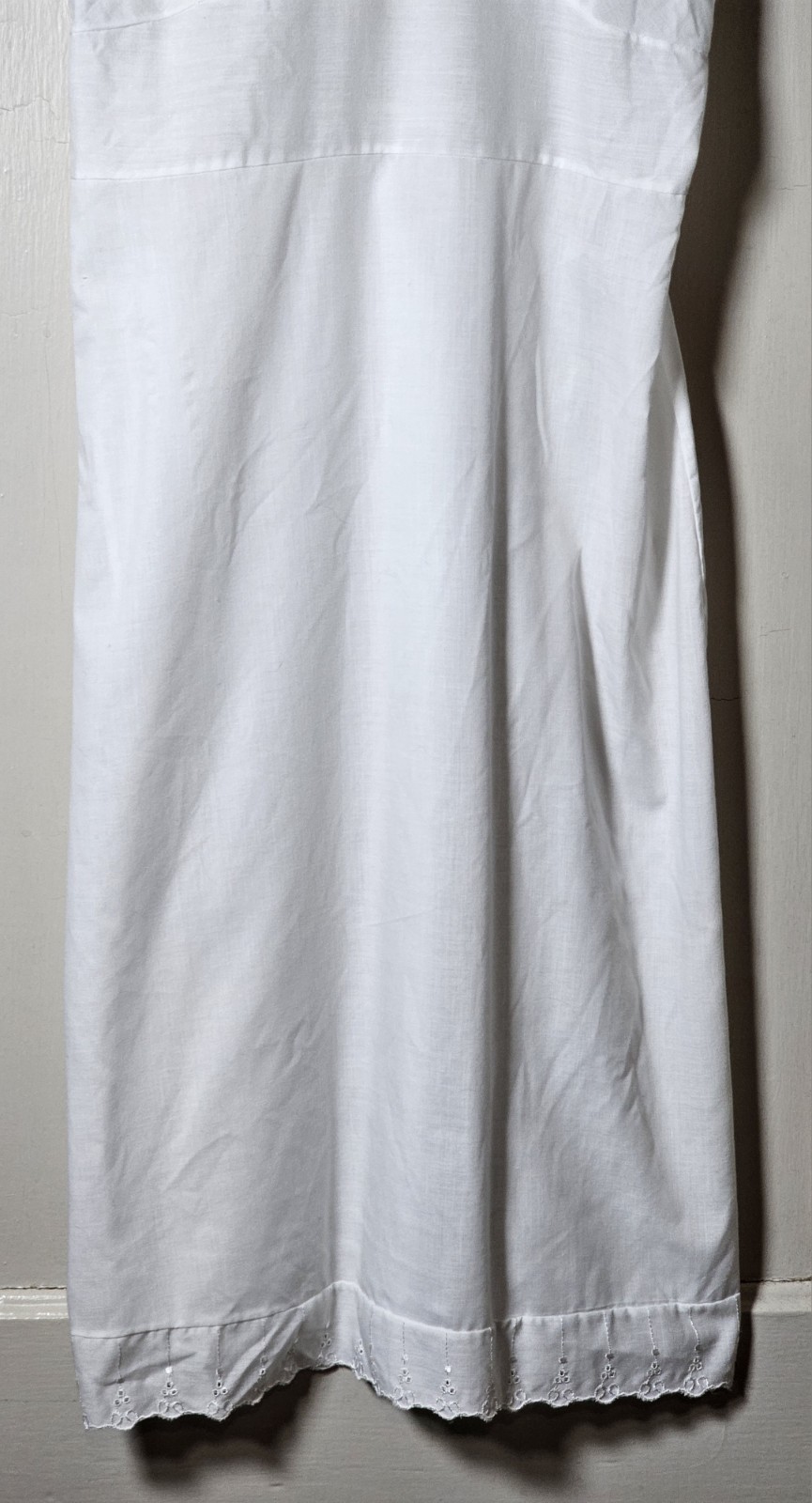 Slip Dress Eyelets Embroidered Lace Trim Size XS Fairy Coquette Feminine Dainty