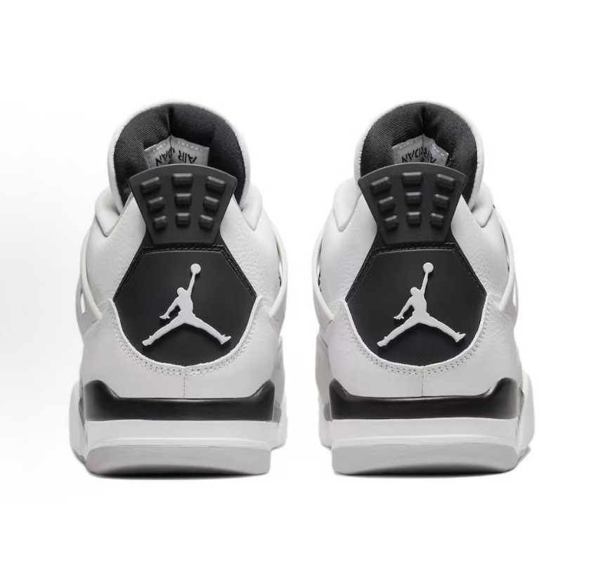 Jordan 4 Retro ''military black'' Trendy Mid-top Basketball Shoes