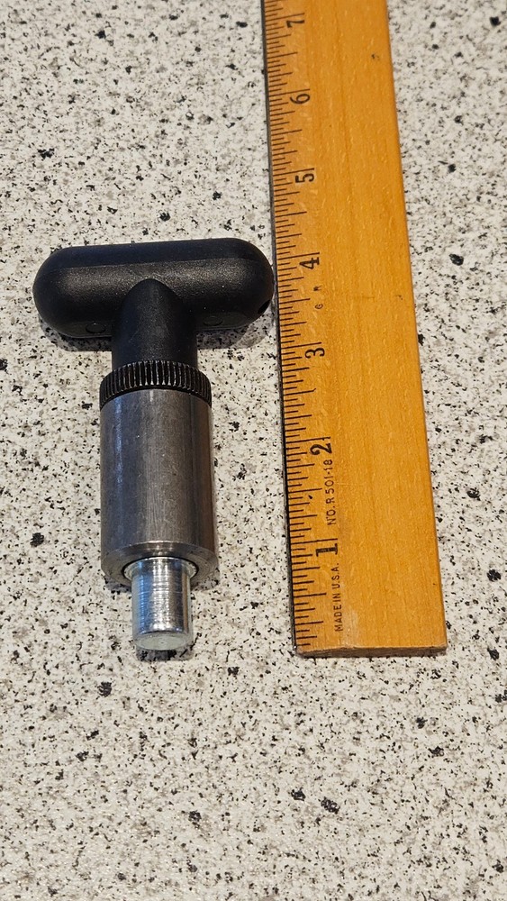 2 pcs. T Handle Steel Body Spring Loaded Pull Pop Pin 1/2"