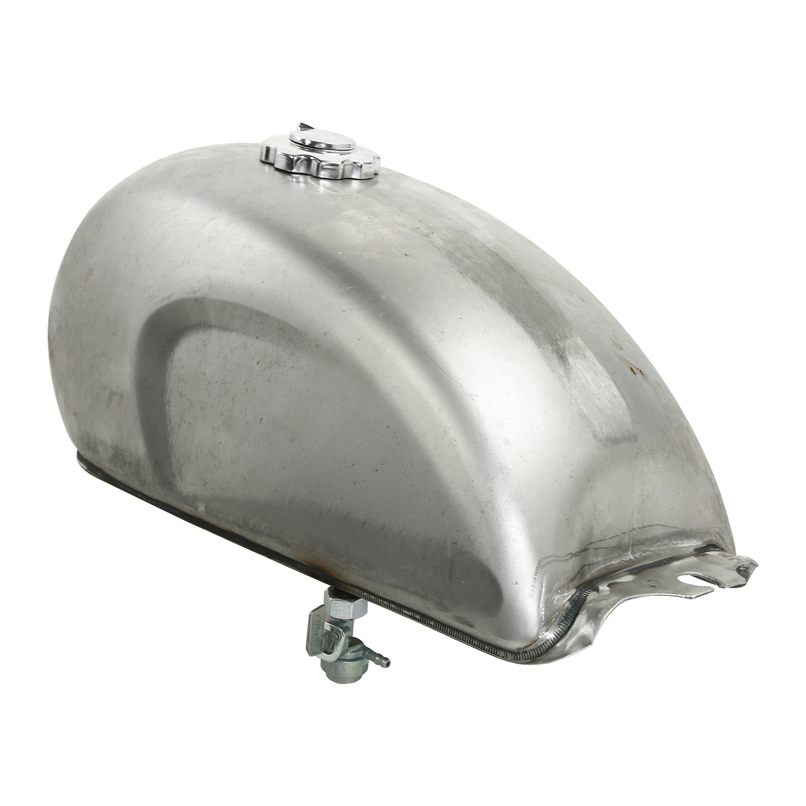 Unpainted 2.4gal. 2.4Gallon Custom Cafe Racer Gas Fuel Tank Fit for Honda Yamaha