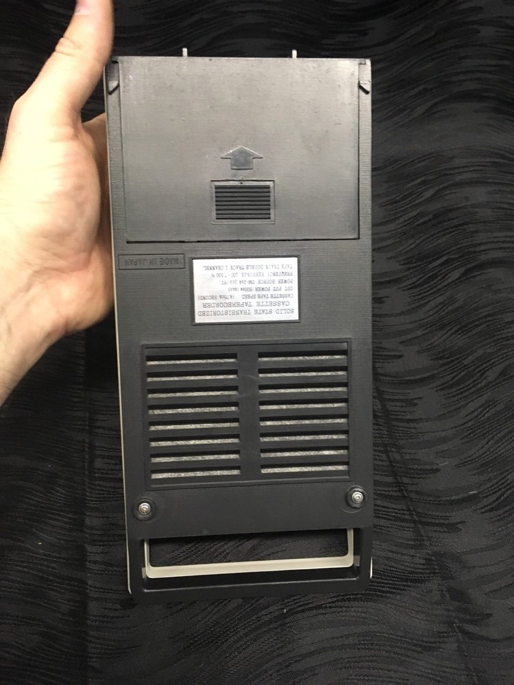 Vtg Stewart AC/DC Solid State Transistorized Cassette Tape Recorder Model 8-K