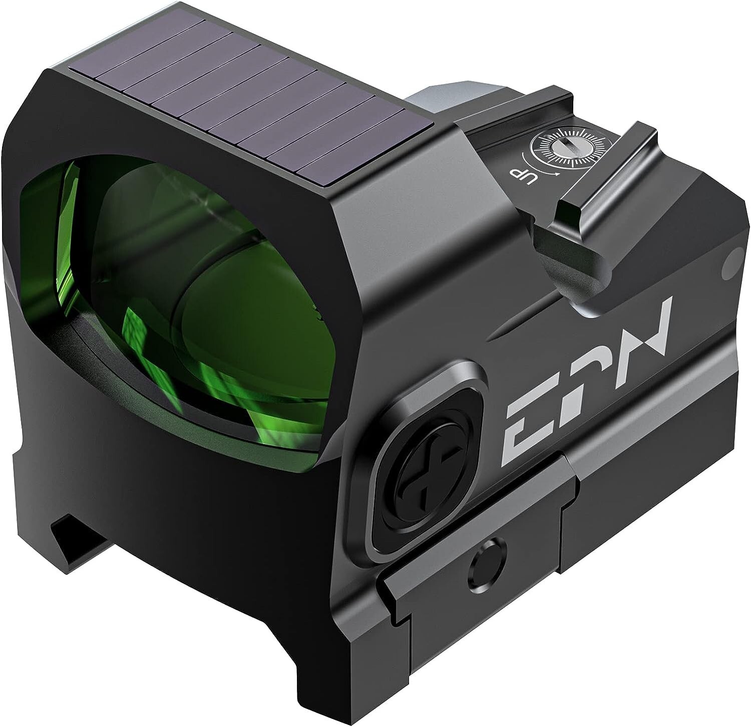 EPN AE-RS1028 Red Dot LED Reflex Sight, Solar Failsafe, Shake Awake, Black