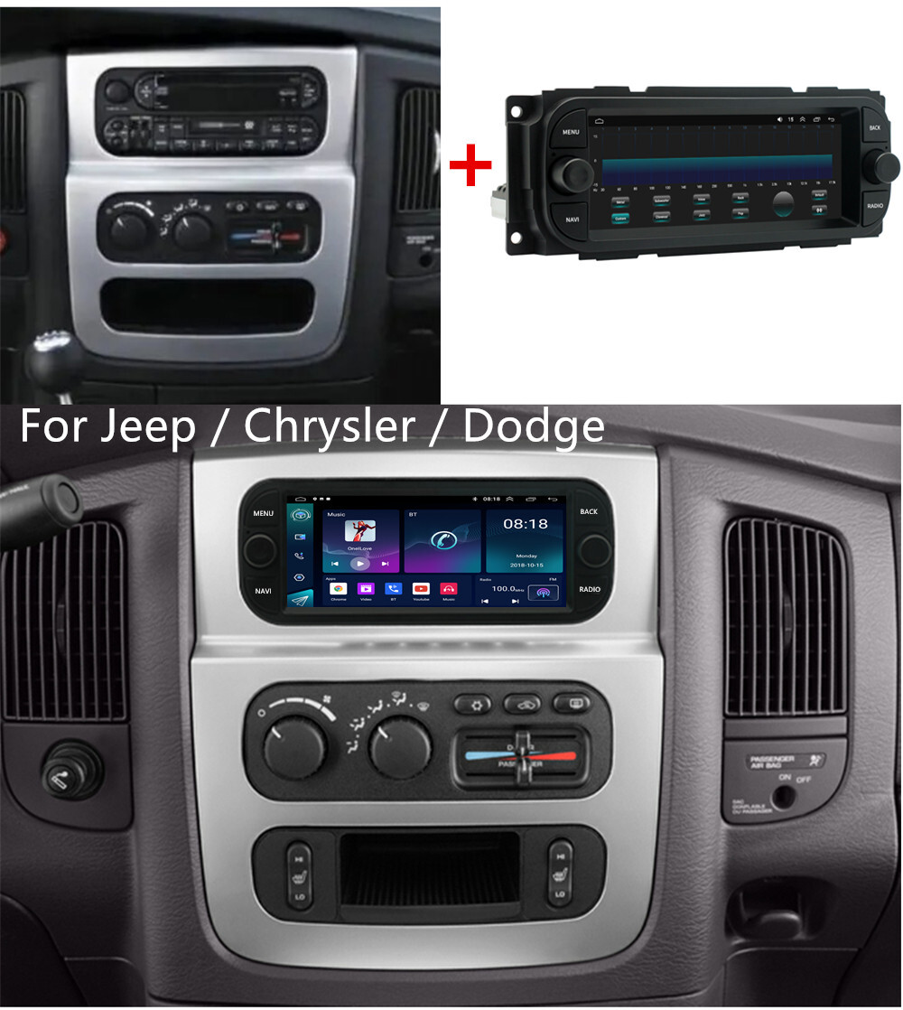 Touch Screen Car Radio Player BT SWC W/Cam Fit For Chrysler PT Cruiser 2000-2006