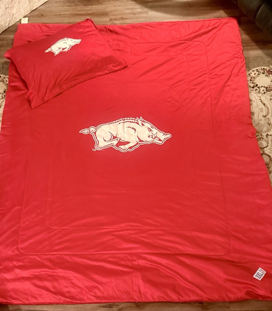 Arkansas Razorbacks Comforter Set with Sham