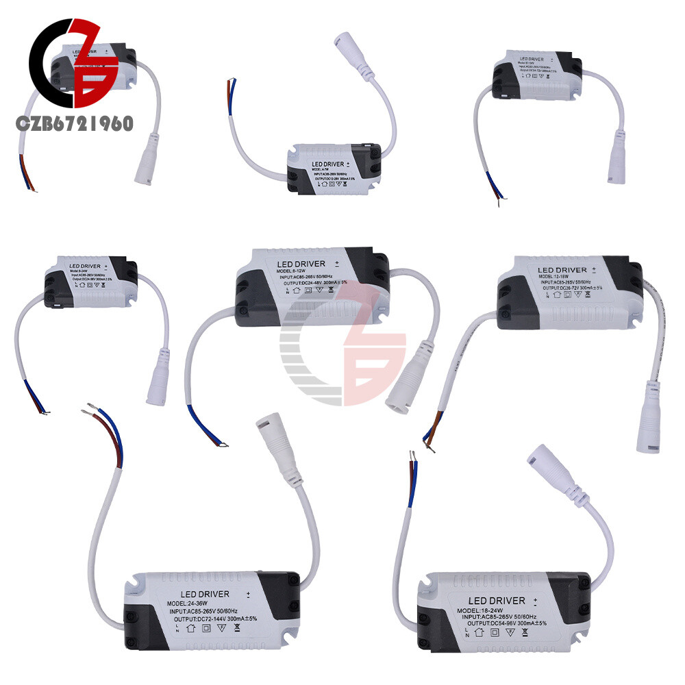 LED Panel Driver Ceiling Light AC85-265V 3-36W Transformer Power Supply Adapter