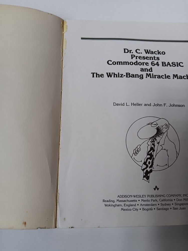 Dr C Wacko Presents Commodore 64 Basic & The WhizBang Micracle Machine Book