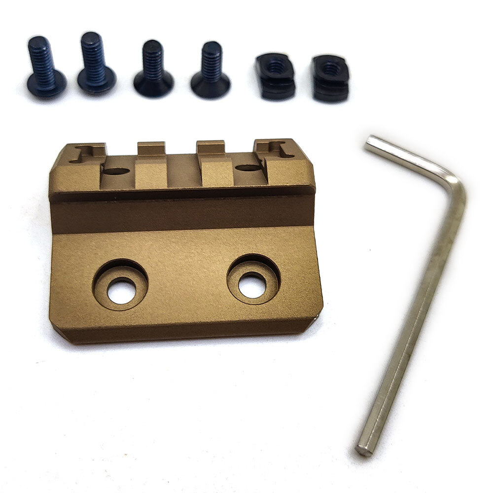 MLok Keymod offset flashlight rail installation M300 M600 optical bracket