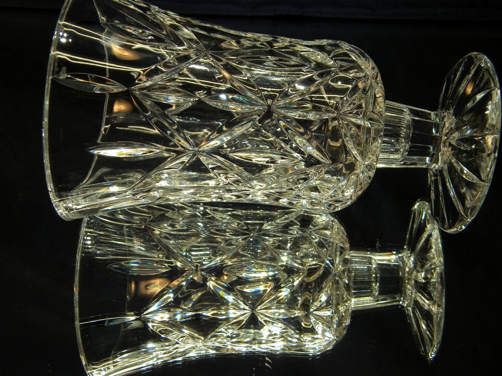 Lead Crystal Pedestal Vase