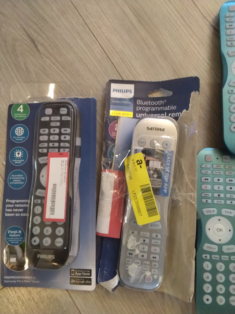 6PK-Philips Elite Plus Four Device Universal Remote Control For Roku