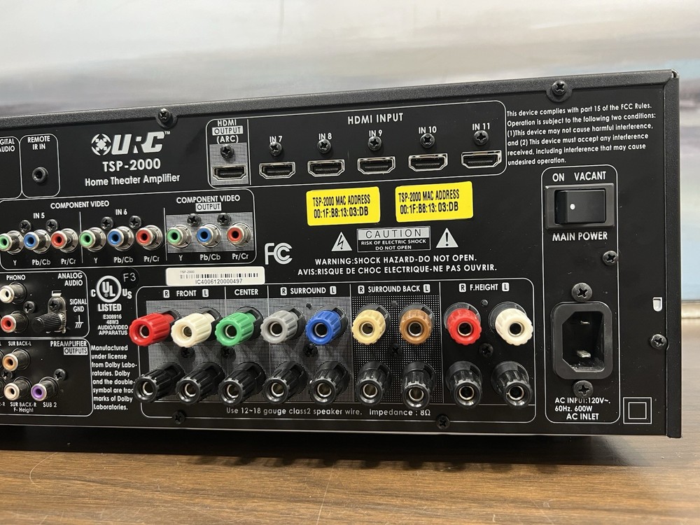 URC DMS-AV (TSP-2000) Home Theater Amplifier