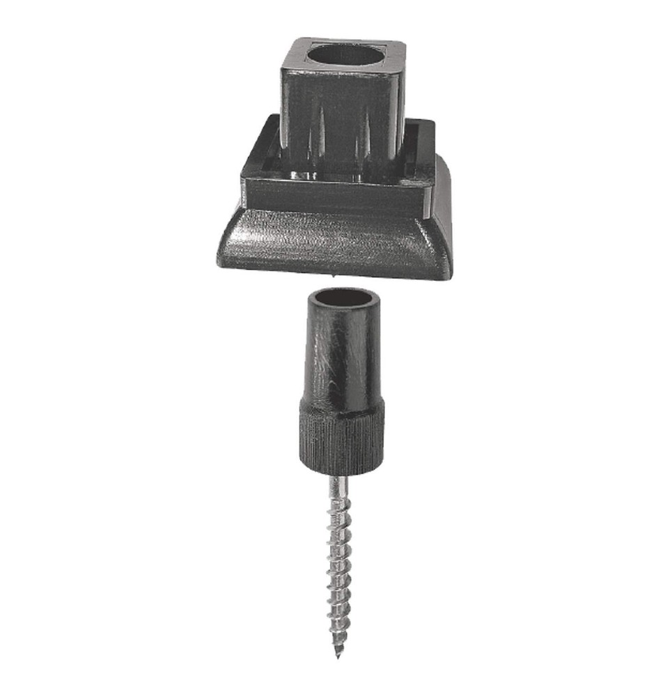 20 PCS SQMDRA Surface Mount Deck Railing Adapter for Square Balusters Black