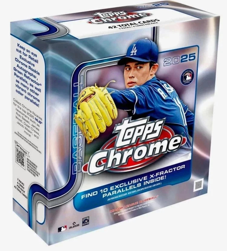 RIP & SHIP 2025 Topps Chrome Baseball Mega Box