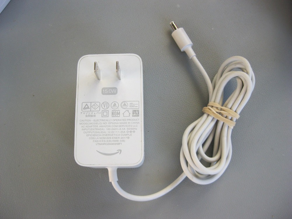 Amazon AC Adapter Power Supply Charger 15W For Amazon Echo Dot 3rd GP92NA