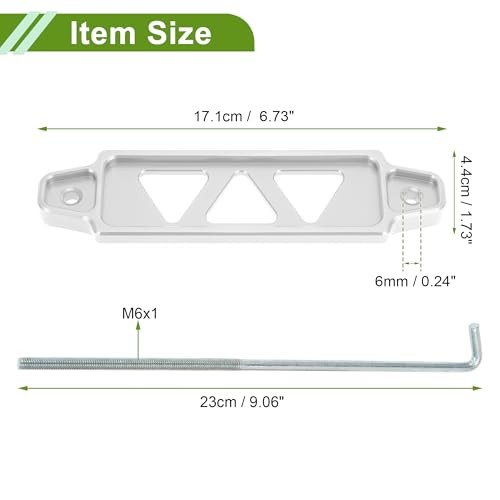 Universal Car Battery Tie Down Bracket Hold Lock Battery Hold Down Bracket