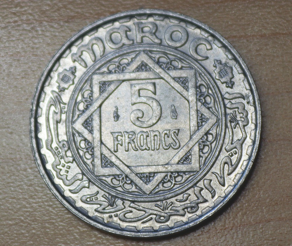 1370 (1951) Morocco 5 Francs