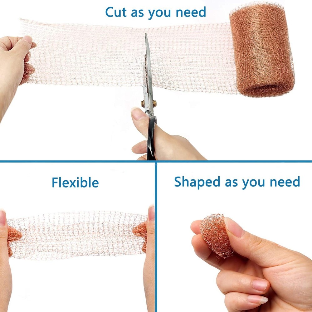 Flexible 100% Copper Mesh - 5 x 30 ft Roll for Distilling & Cleaning Solutions