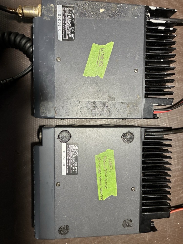 Alinco DR-119 2m Transceiver Pair. Read