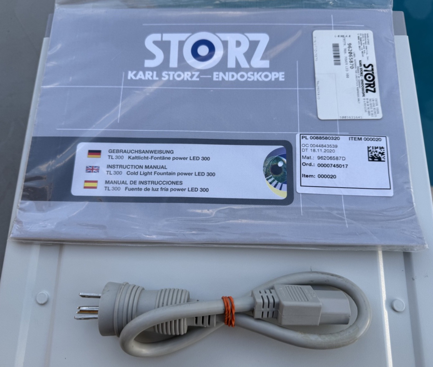 Karl Storz ~ TL300 ~ Cold Light Fountain Power LED 300 Light Source ~ TL 300