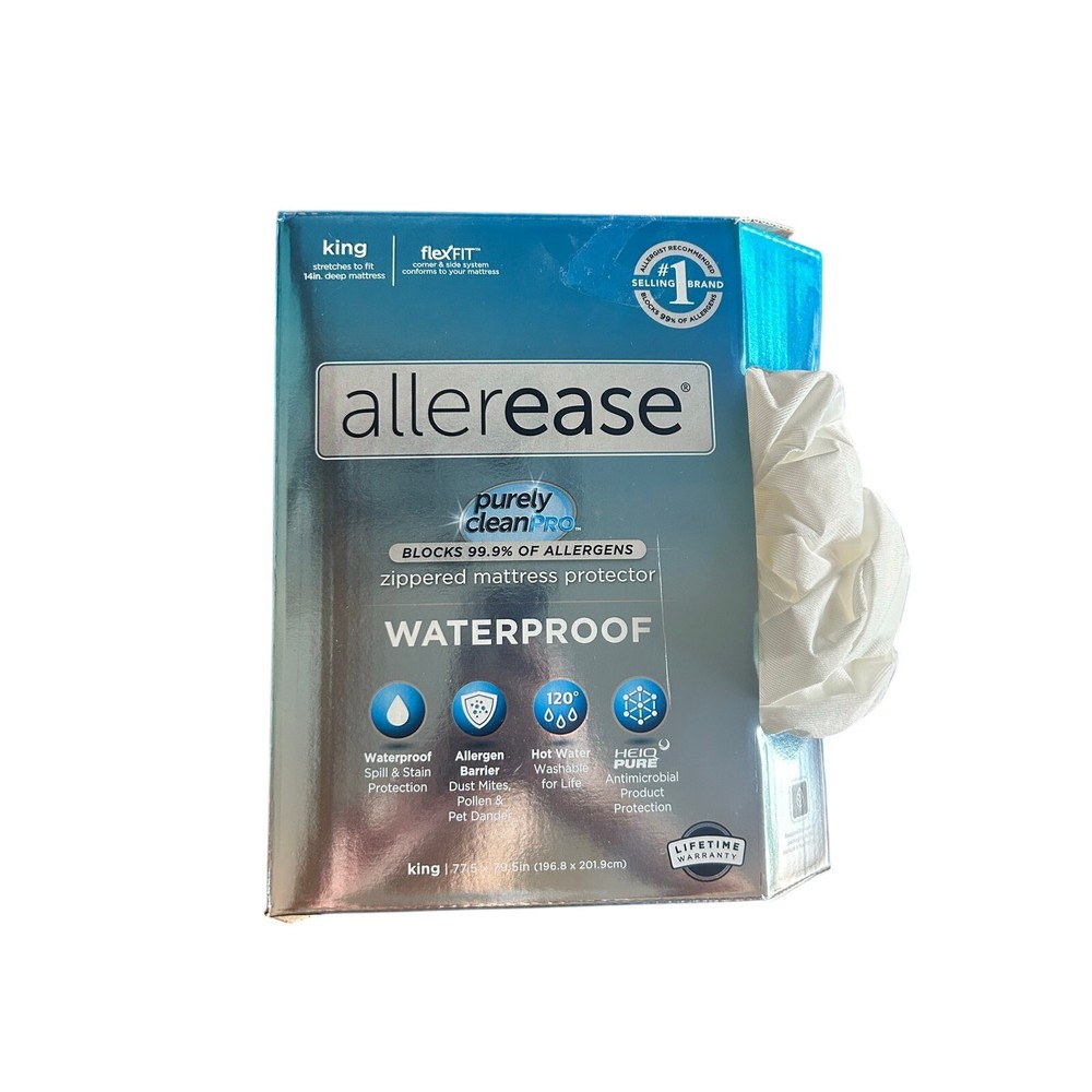 Allerease King Mattress Protector New