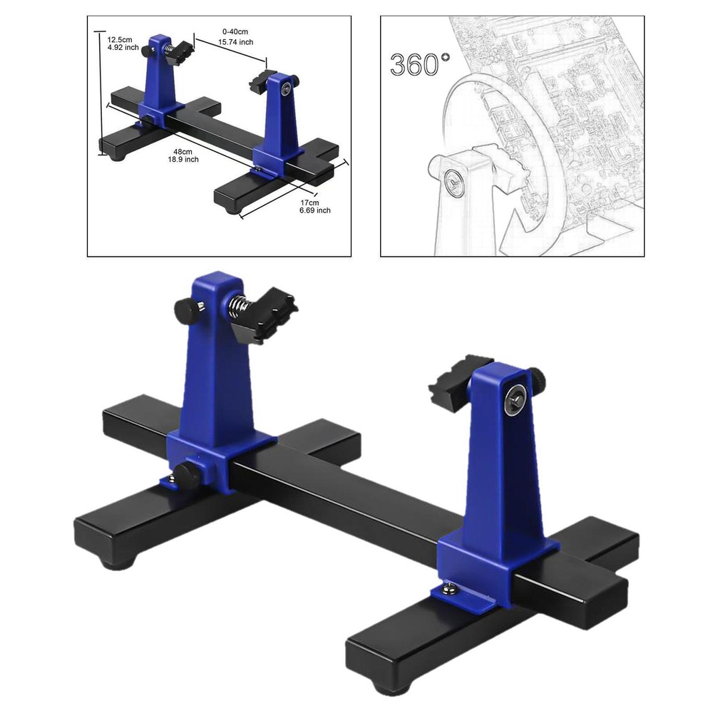 PCB Soldering and Assembly Stand Adjustable Versatile 0-400mm Clamping