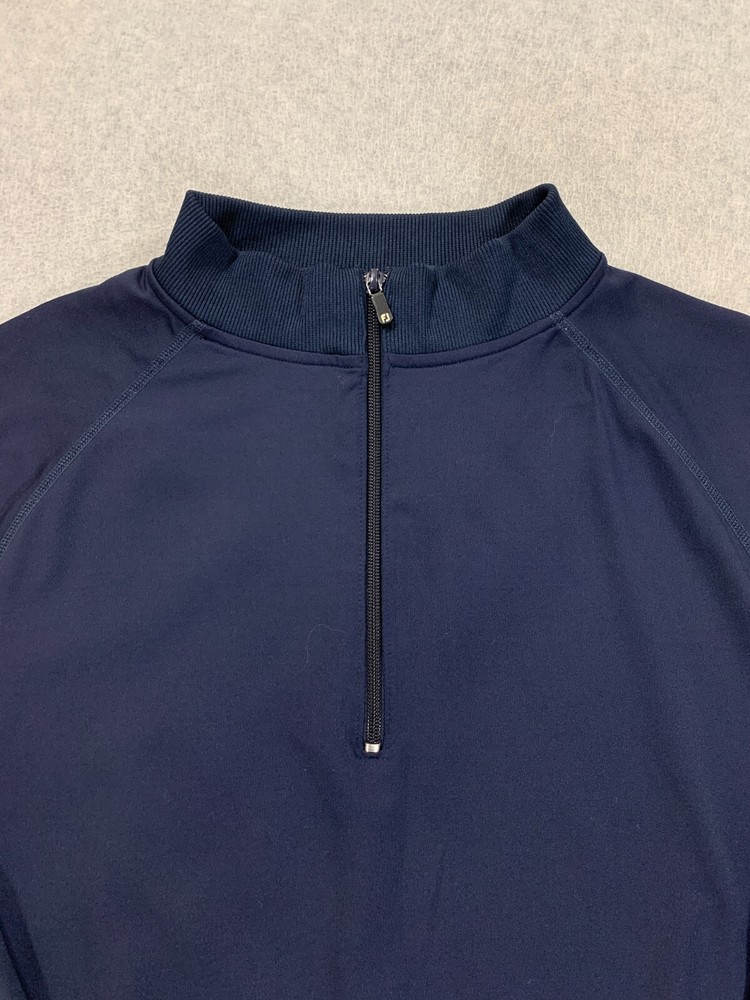 Footjoy Half Zip Pullover Golf Jacket (Men's XL) Blue