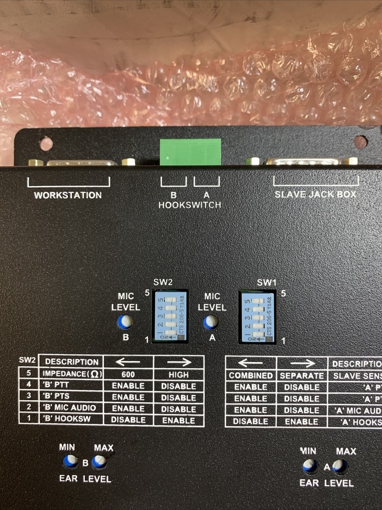 Avtec Inc. DSPatch Headset Jack Box, Model: 2100-330-0102