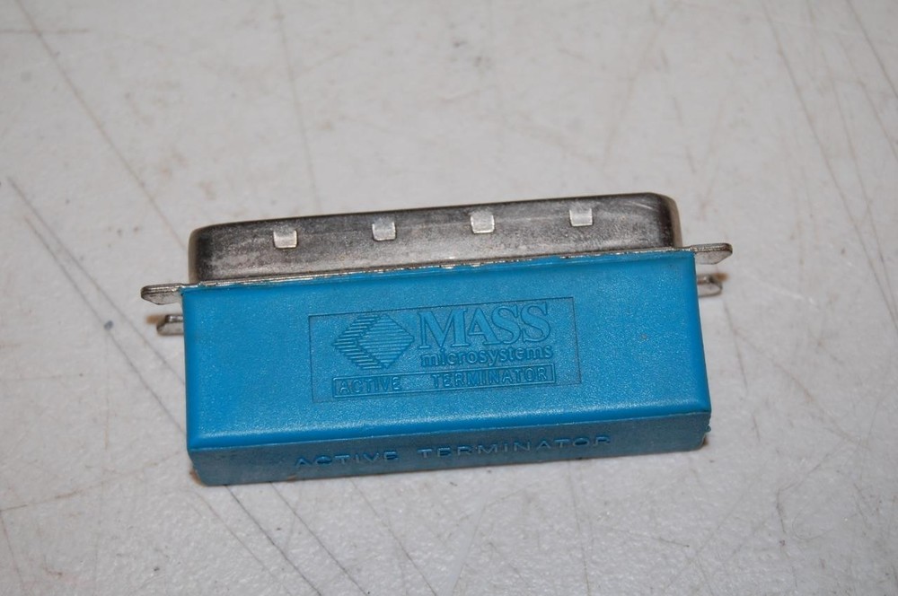 Vintage MASS Microsystems Active Terminator Adapter