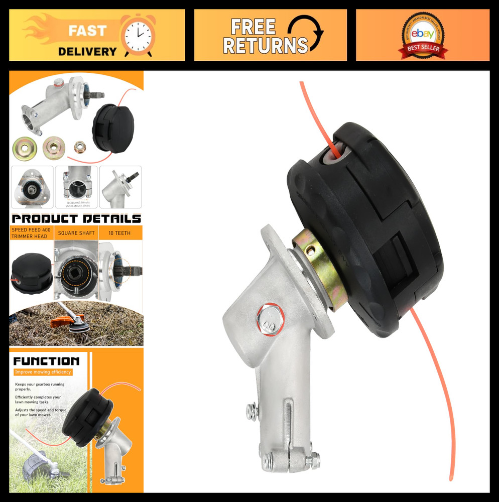 Replacement Gearbox Assembly for String Trimmer Brushcutter, Fits Echo SRM Model