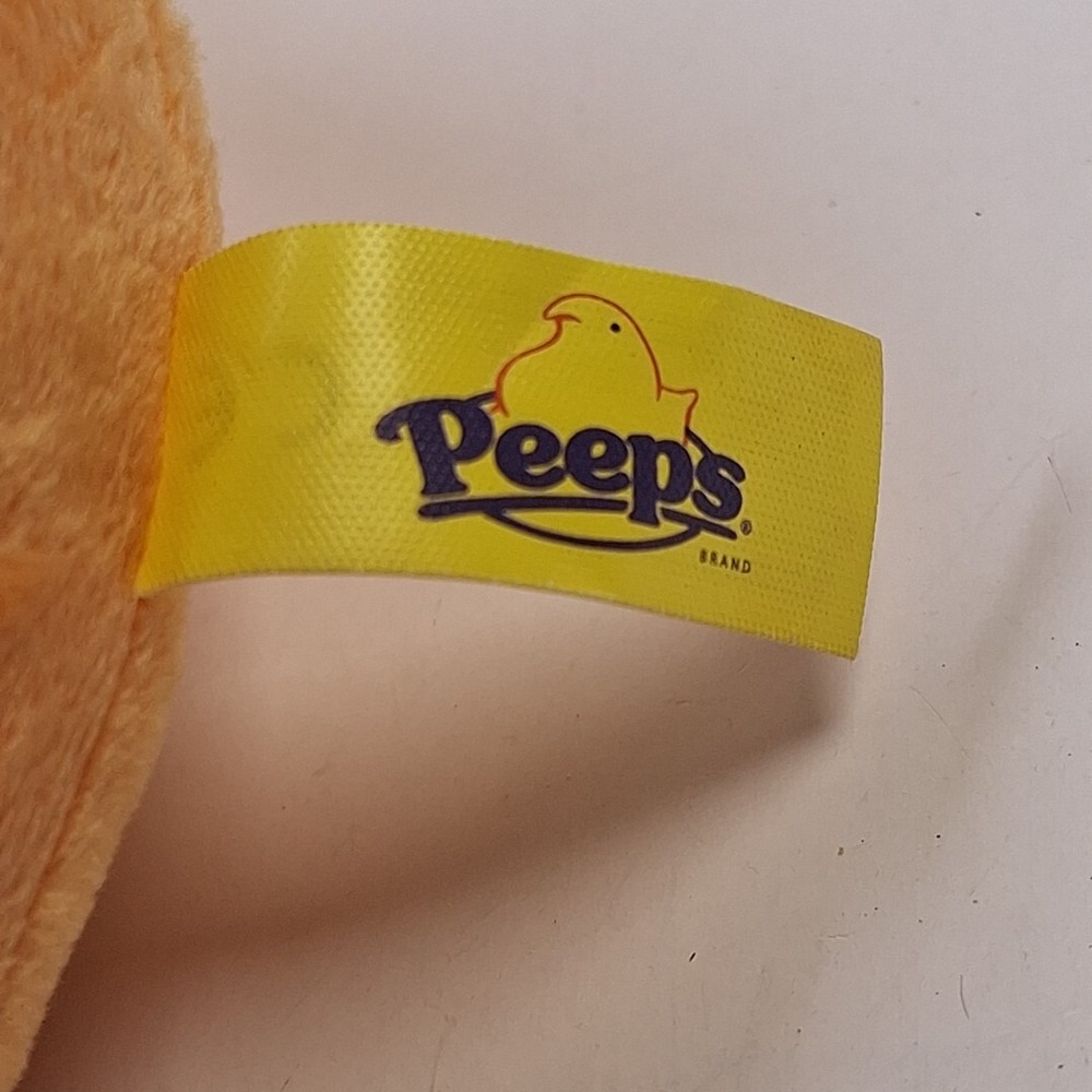 Authentic Peeps Orange 9” Stuffed Plush Easter Bunny Rabbit Soft Stuffed Animal