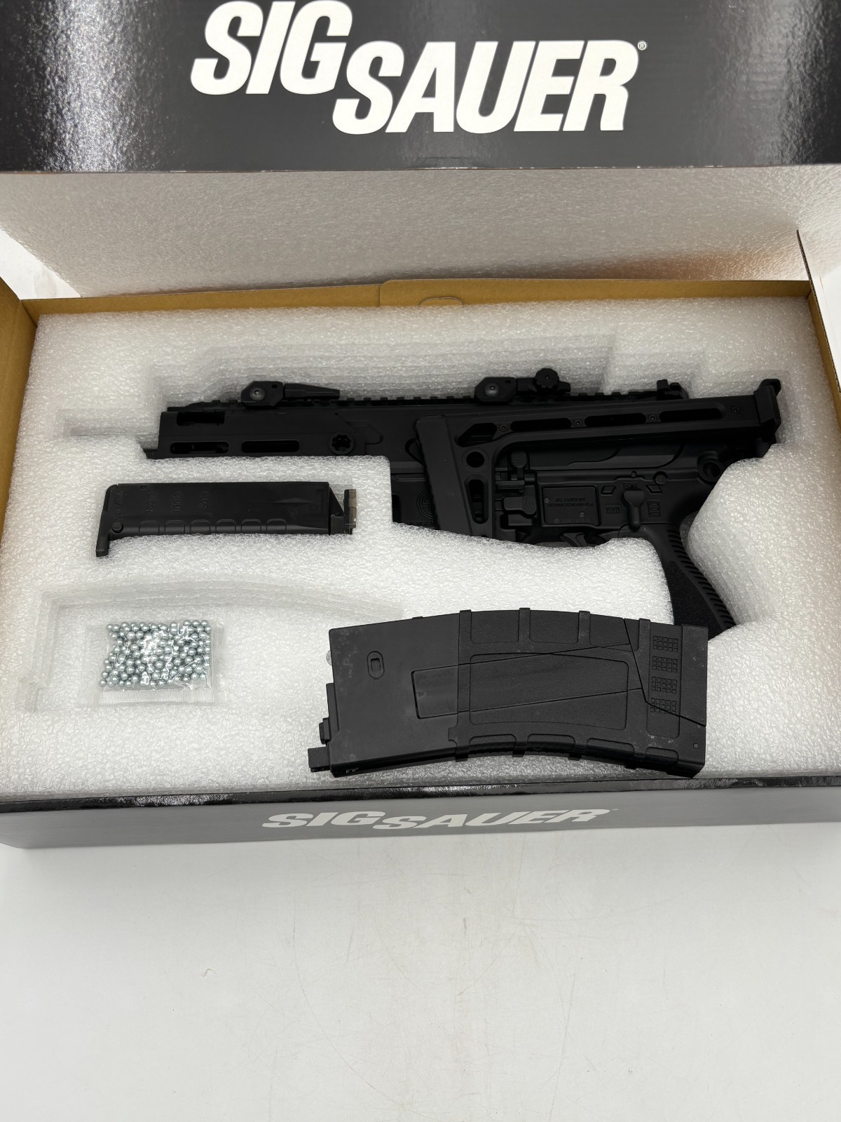 Sig Sauer CO2 MCX Rattler Air BB Rifle .177 Caliber 3 Round Full Auto Burst NEW!