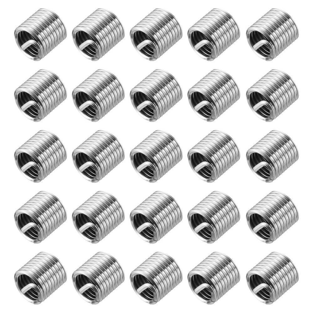 30pcs Wire Thread Inserts 1/2-13 UNC 1.5D Helical Threaded Sleeve Thread Repair