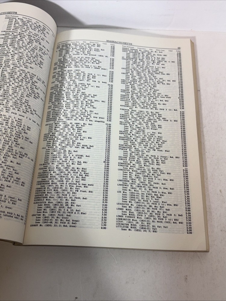 American Stampless Cover Catalog E.N. Sampson 1965