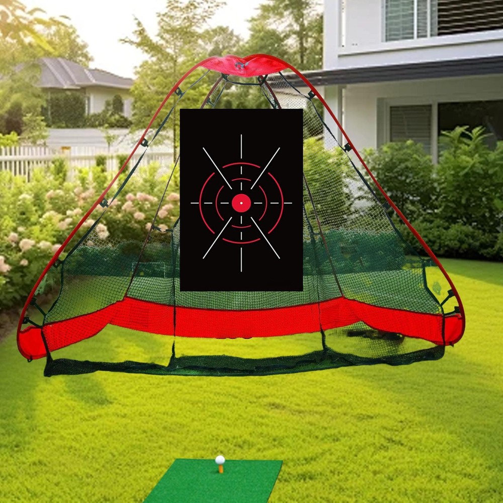 Indoor Golf Target Cloth Golf Hitting Cage Hitting Net for Practice Golfing