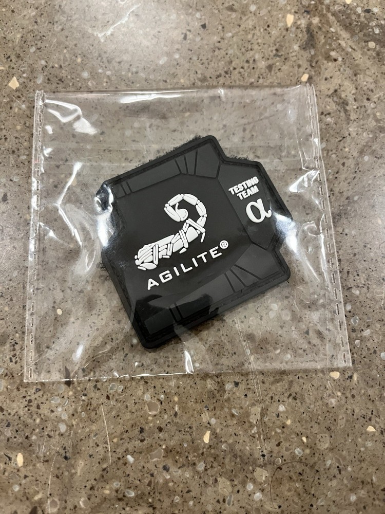 Agilite Tactical T&E Testing Team Alpha Patch (New/Limited Edition)