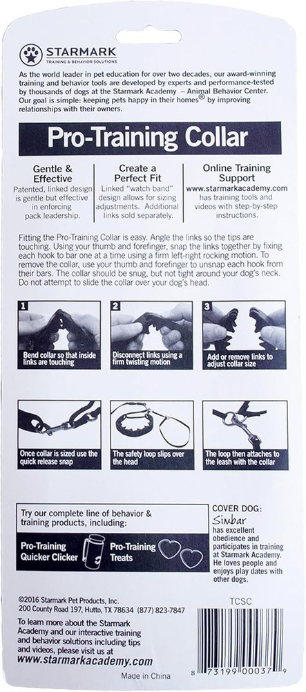 Starmark Pro-Training Dog Collar Small