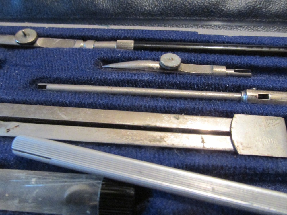 Vintage Sears 607-5118 Precision Tools Compass Drafting Kit Made In Germany