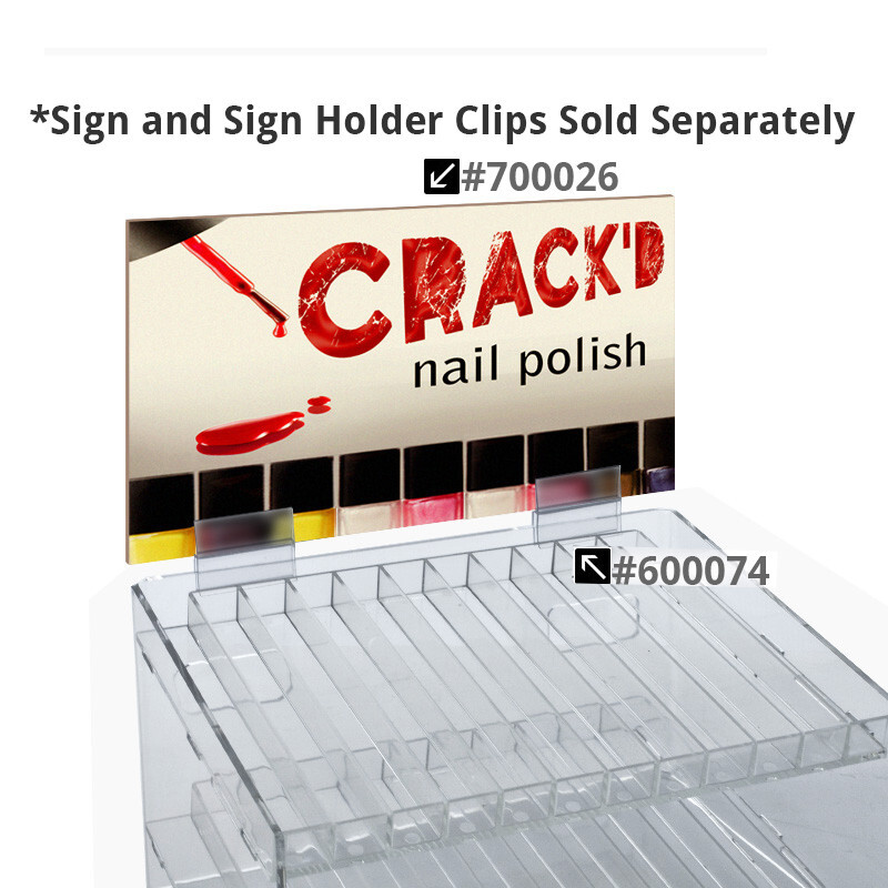 Azar Displays Five-Tier 60 Compartment Display, 12-Comp per Tier....