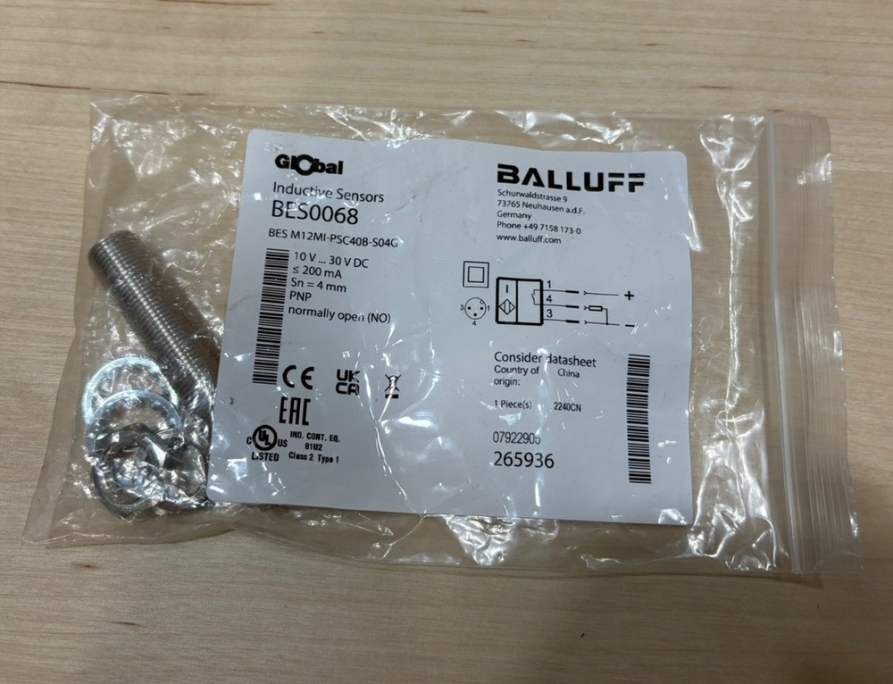 Balluff BES0068 Inductive Sensors